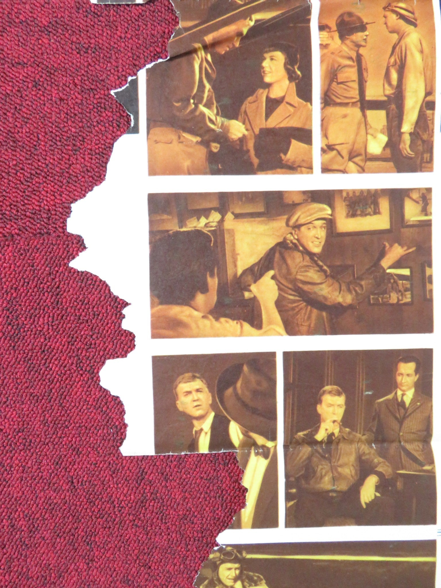 THE SPIRIT OF ST.LOUIS FOLDED US ONE SHEET POSTER JAMES STEWART 1957 Rendezvous Cinema Movie posters