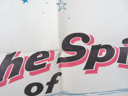 THE SPIRIT OF ST.LOUIS FOLDED US ONE SHEET POSTER JAMES STEWART 1957 Rendezvous Cinema Movie posters