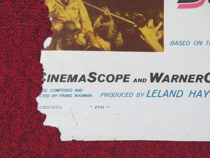 THE SPIRIT OF ST.LOUIS FOLDED US ONE SHEET POSTER JAMES STEWART 1957 Rendezvous Cinema Movie posters