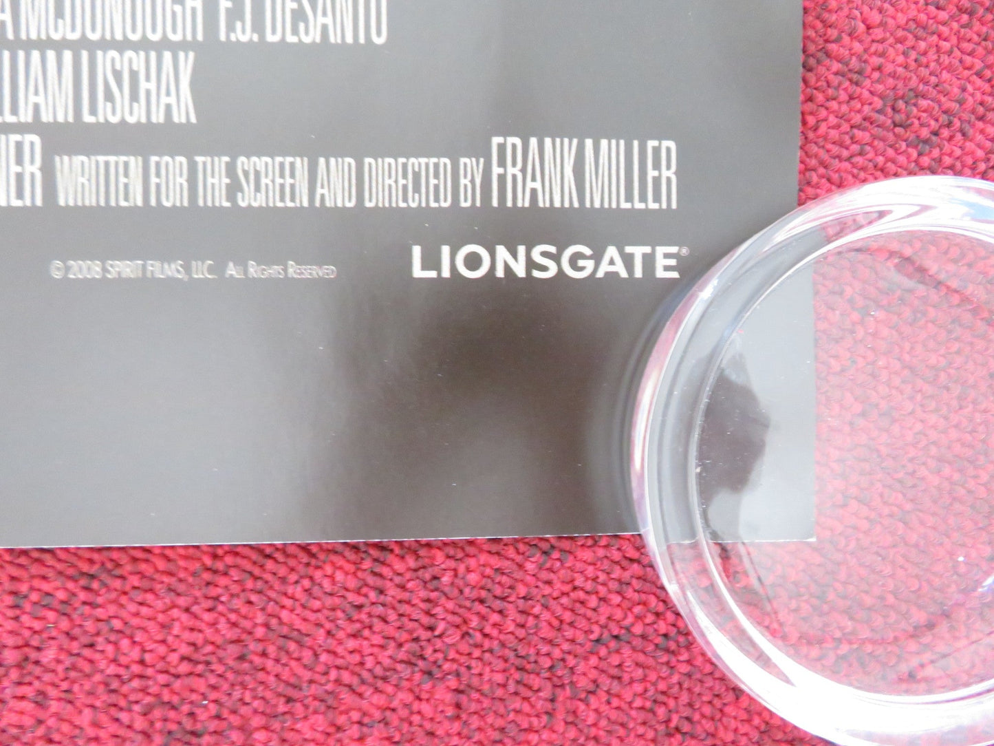 THE SPIRIT UK QUAD (30"x 40") ROLLED POSTER GABRIEL MACHT SAMUEL JACKSON 2008 Rendezvous Cinema Movie posters