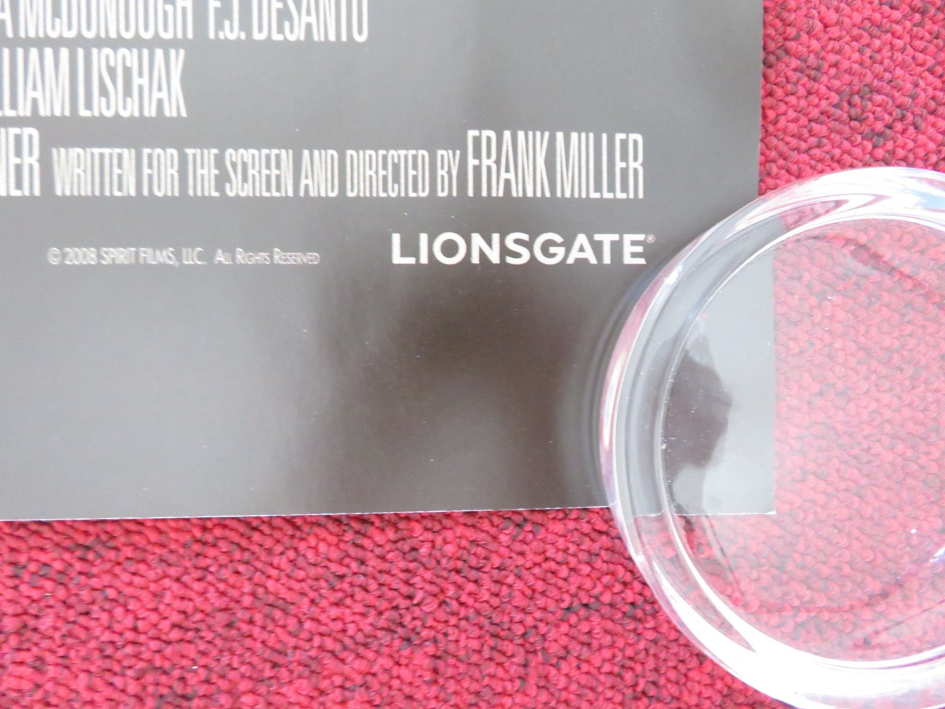 THE SPIRIT UK QUAD (30"x 40") ROLLED POSTER GABRIEL MACHT SAMUEL JACKSON 2008 Rendezvous Cinema Movie posters