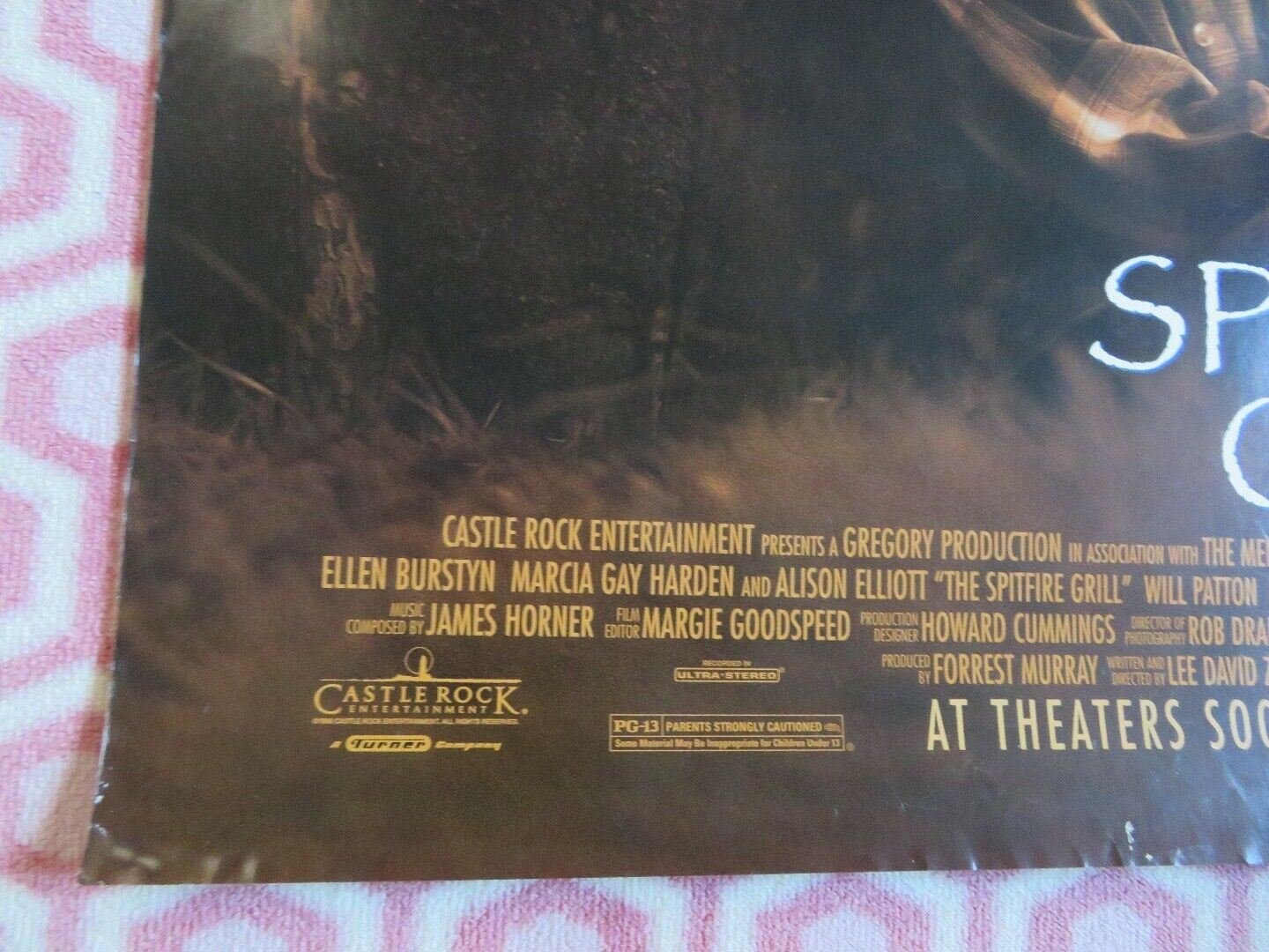 THE SPITFIRE GRILL US ONE SHEET ROLLED POSTER ELLEN BUSTYN 1996 Movie posters