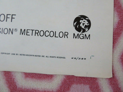 THE SPLIT US ONE SHEET POSTER GENE HACKMAN JACK KLUGMAN WARREN OATS Movie posters