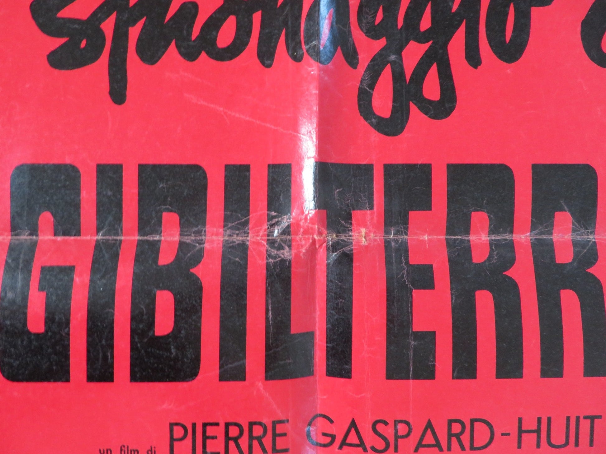 THE SPY ITALIAN FOGLIO POSTER GERARD BARRAY ELISA MONTES 1964 Rendezvous Cinema Movie posters