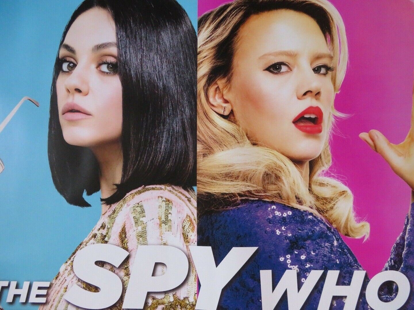 THE SPY WHO DUMPED ME BRITISH QUAD (30"x 40") ROLLED POSTER MILA KUNIS 2018 Movie posters