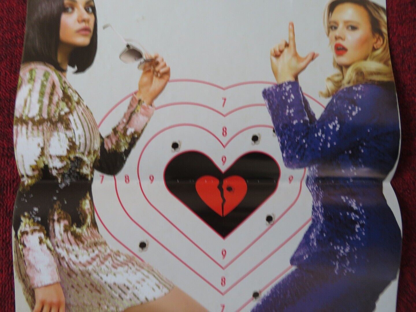 THE SPY WHO DUMPED ME ITALIAN LOCANDINA (26.5"x12.5") POSTER MILA KUNIS 2018 Movie posters