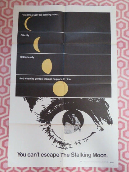 THE STALKING MOON FOLDED US ONE SHEET POSTER GREGORY PECK 1968 - Rendezvous Cinema