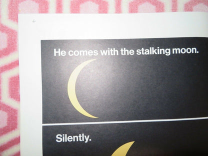 THE STALKING MOON FOLDED US ONE SHEET POSTER GREGORY PECK 1968 - Rendezvous Cinema
