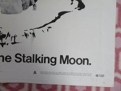 THE STALKING MOON FOLDED US ONE SHEET POSTER GREGORY PECK 1968 - Rendezvous Cinema