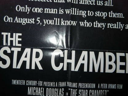 THE STAR CHAMBER US ONE SHEET POSTER MICHAEL DOUGLAS HAL HOLBROOK '83 Movie posters