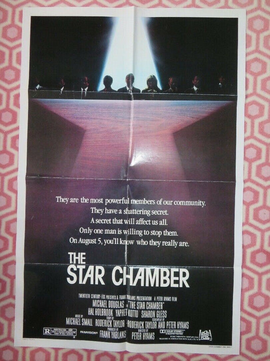 THE STAR CHAMBER US ONE SHEET POSTER MICHAEL DOUGLAS HAL HOLBROOK '83 Movie posters
