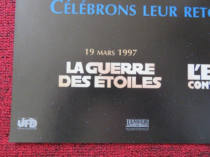 THE STAR WARS TRILOGY FRENCH (16"x 21.5") POSTER LUCAS HAMILL FORD FISHER Movie posters