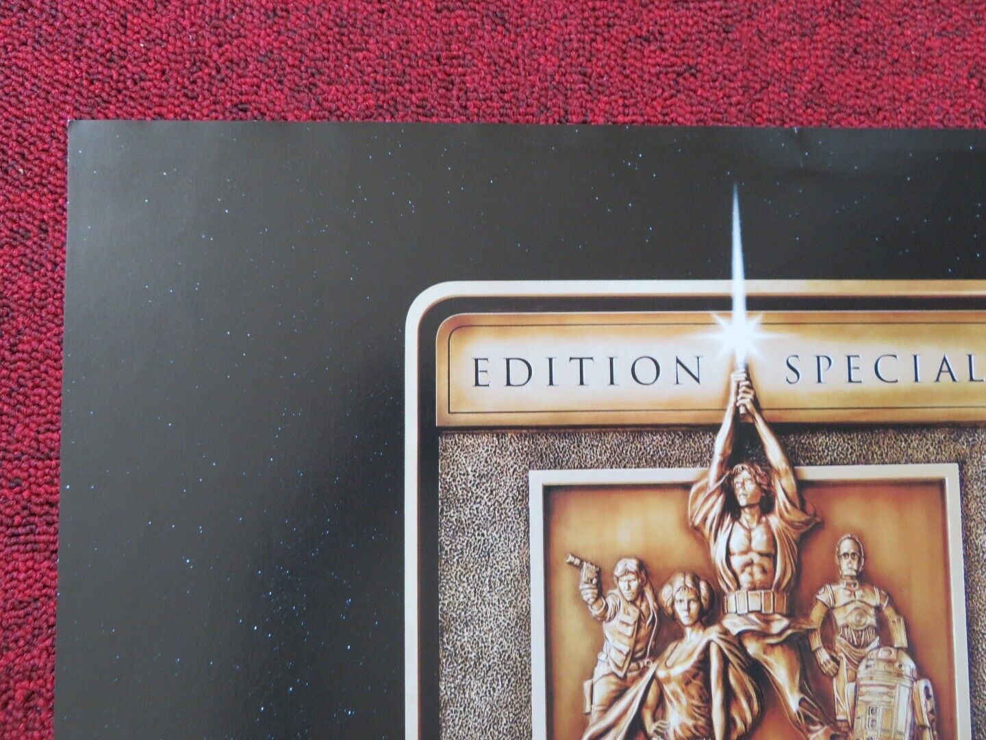 THE STAR WARS TRILOGY FRENCH (16"x 21.5") POSTER LUCAS HAMILL FORD FISHER Movie posters