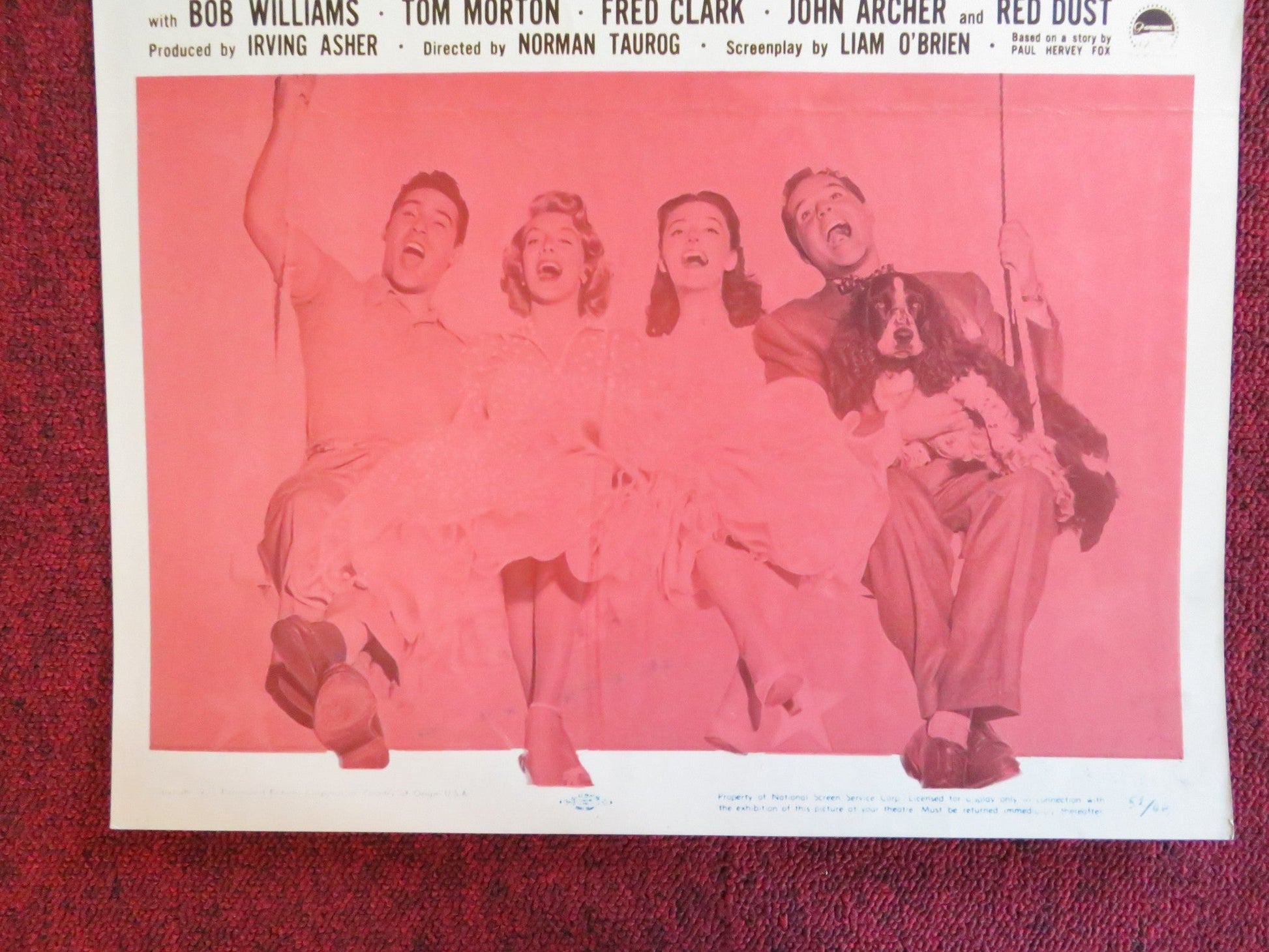THE STARS ARE SINGING US INSERT (14"x 36") POSTER ROSEMARY CLOONEY 1953 Rendezvous Cinema Movie posters