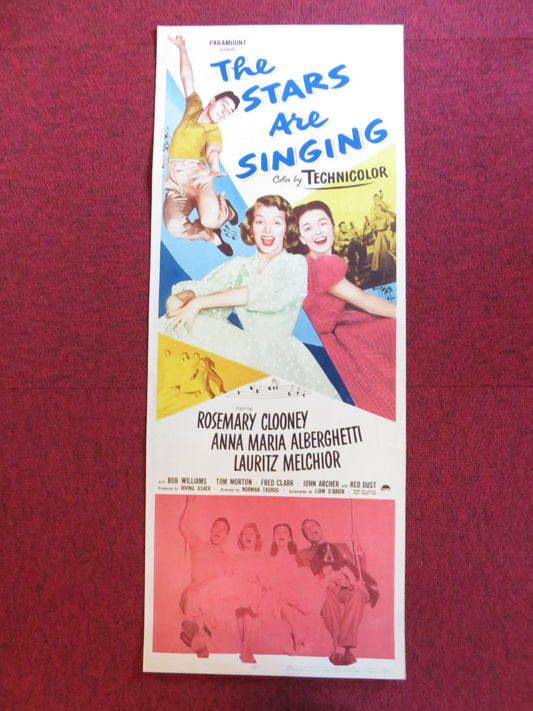 THE STARS ARE SINGING US INSERT (14"x 36") POSTER ROSEMARY CLOONEY 1953 Rendezvous Cinema Movie posters