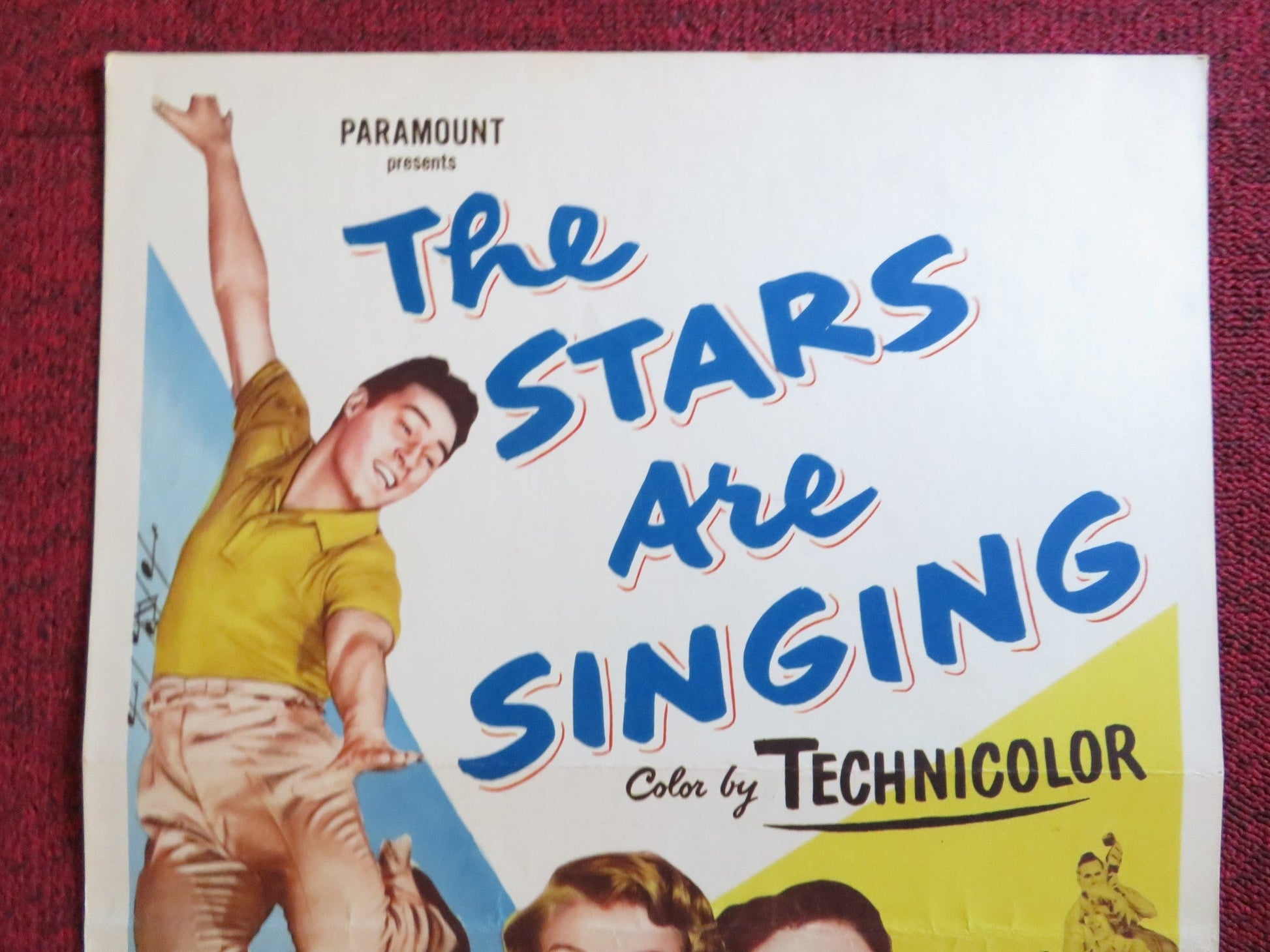 THE STARS ARE SINGING US INSERT (14"x 36") POSTER ROSEMARY CLOONEY 1953 Rendezvous Cinema Movie posters