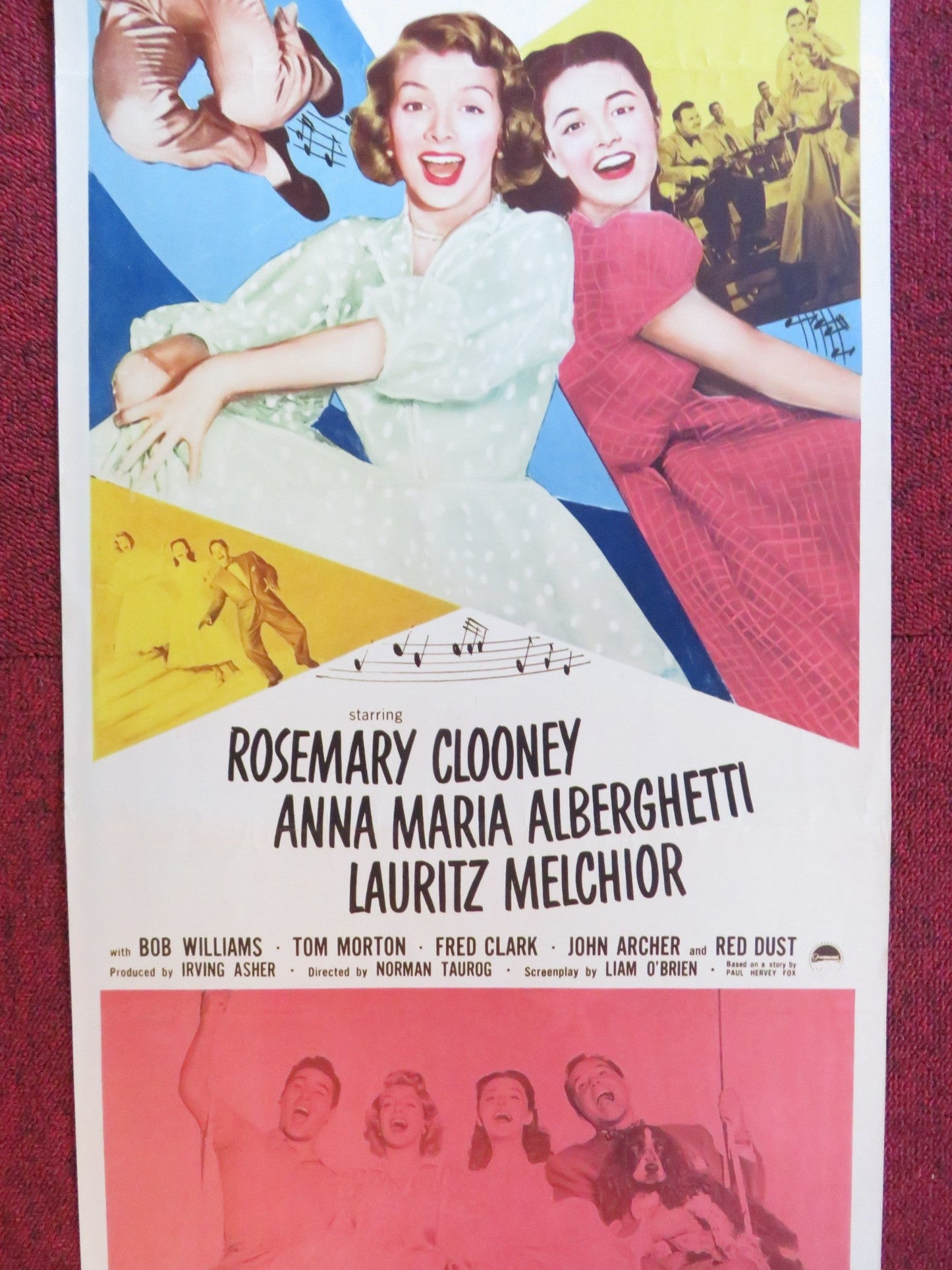 THE STARS ARE SINGING US INSERT (14"x 36") POSTER ROSEMARY CLOONEY 1953 Rendezvous Cinema Movie posters