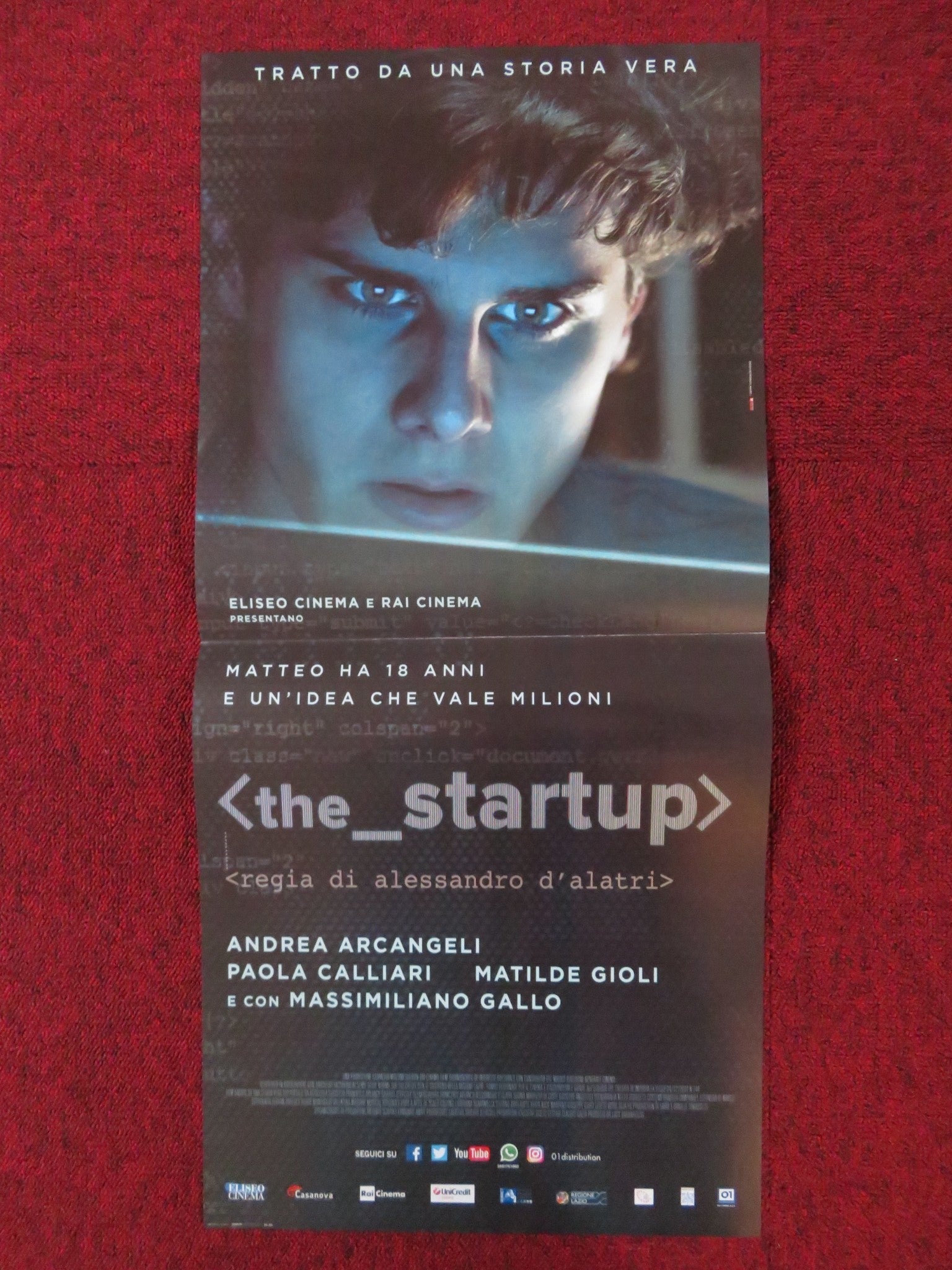 THE STARTUP: ACCENDI IL TUO FUTURO ITALIAN LOCANDINA POSTER A. ARCANGELI 2017 Rendezvous Cinema Movie posters