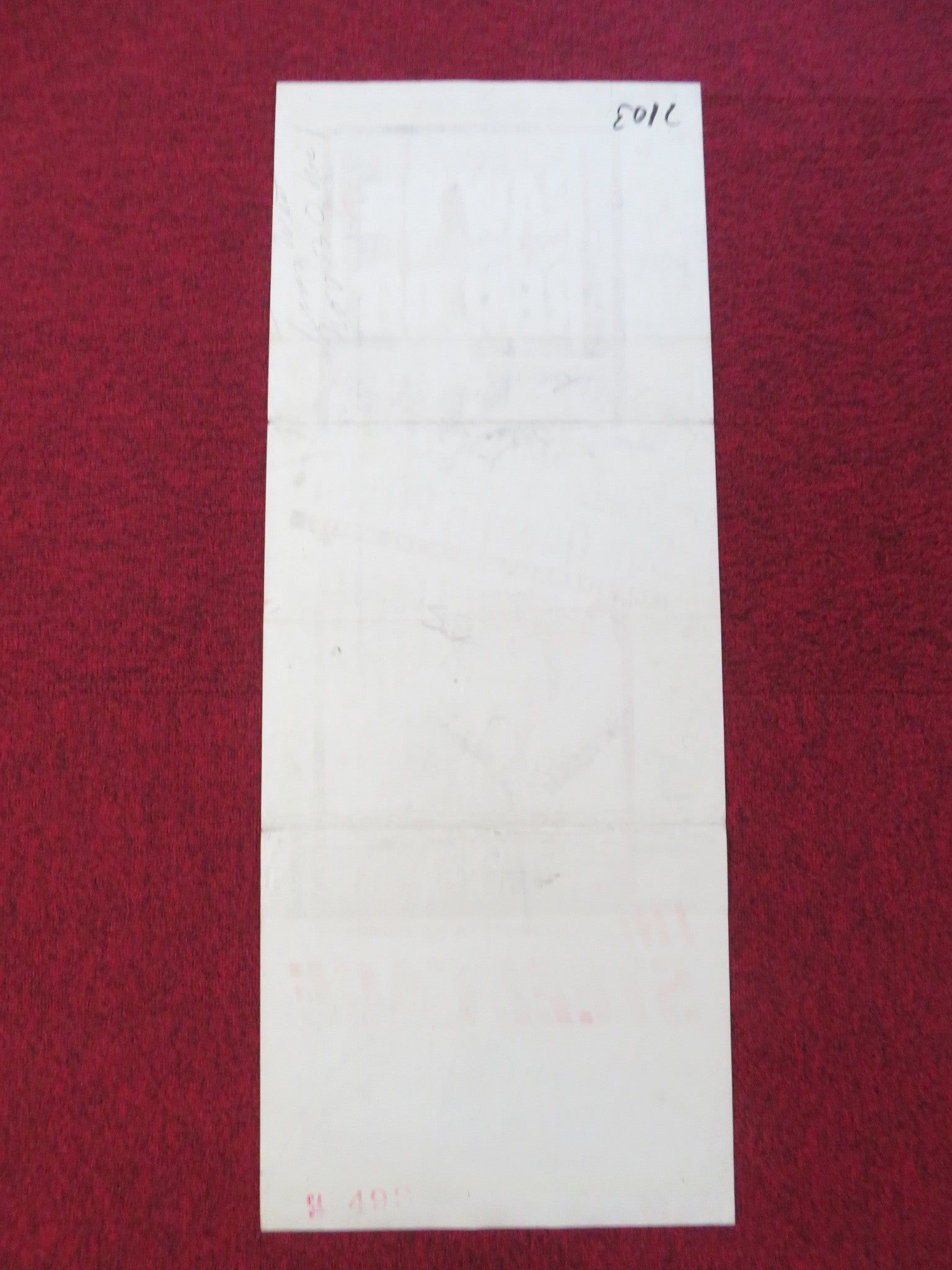 THE STEEL CAGE US INSERT (14"x 36") POSTER PAUL KELLY MAUREEN O'SULLIVAN 1954 Rendezvous Cinema Movie posters