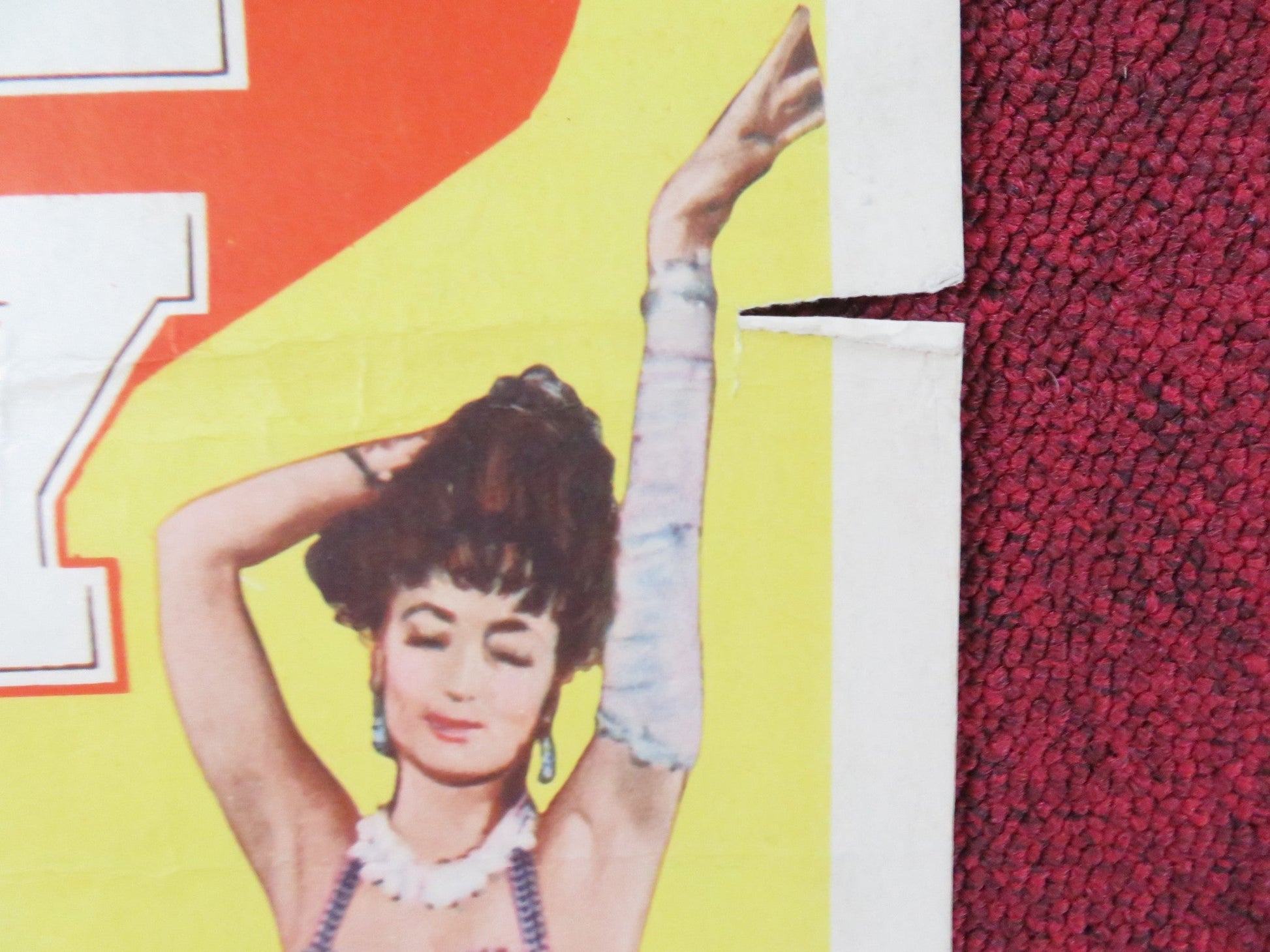 THE STEEL LADY US INSERT (14"x 36") POSTER ROD CAMERON TAB HUNTER 1953 Rendezvous Cinema Movie posters