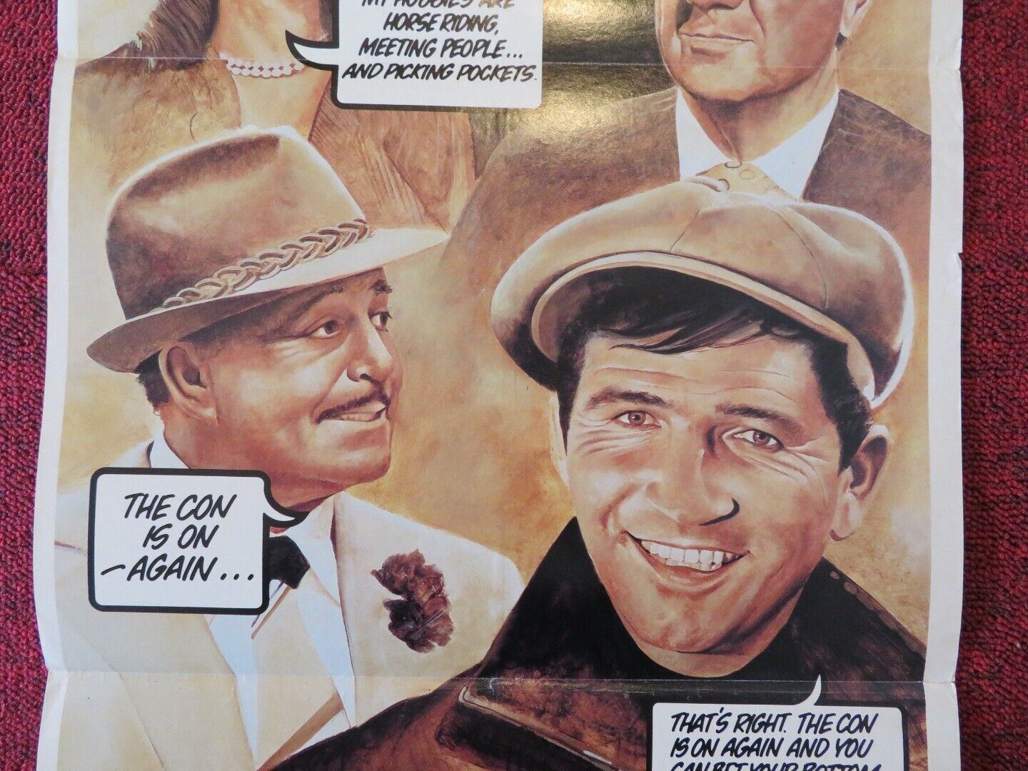 THE STING II FOLDED AUSTRALIAN DAYBILL POSTER Jackie Gleason Mac Davis 1983 Movie posters