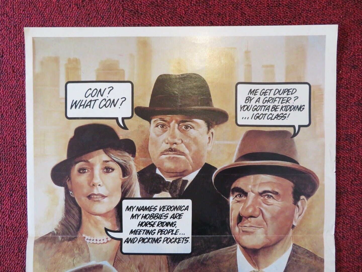 THE STING II FOLDED AUSTRALIAN DAYBILL POSTER Jackie Gleason Mac Davis 1983 Movie posters