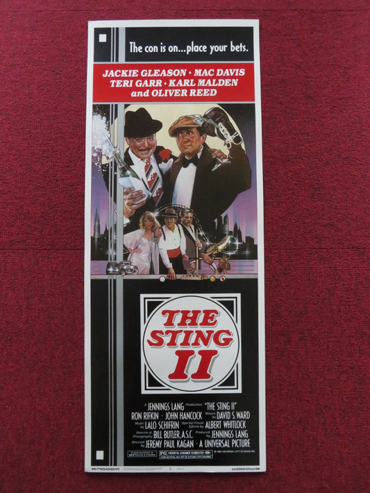 THE STING II US INSERT (14"x 36") POSTER OLIVER REED MAC DAVIS 1983 Rendezvous Cinema Movie posters