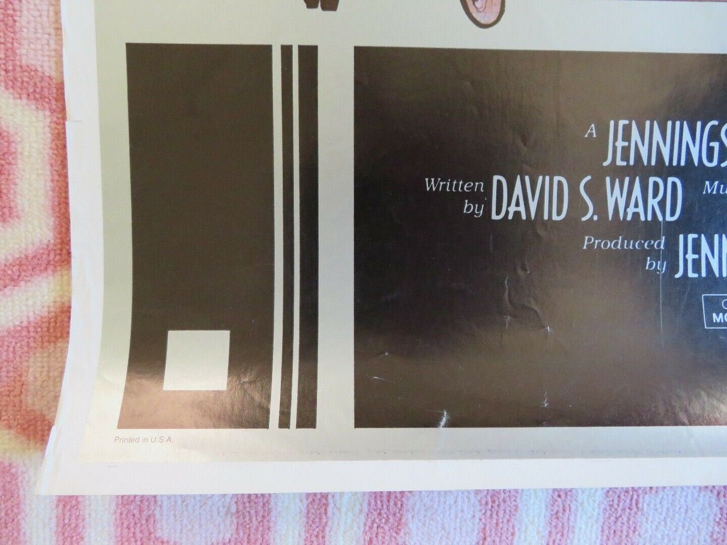 THE STING II US ROLLED POSTER JACKIE GLEASON MAC DAVIS 1983 Movie posters