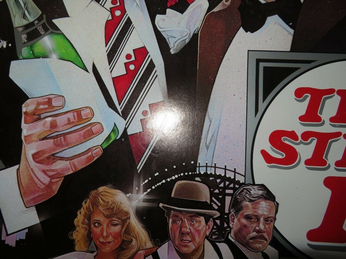 THE STING II US ROLLED POSTER JACKIE GLEASON MAC DAVIS 1983 Movie posters