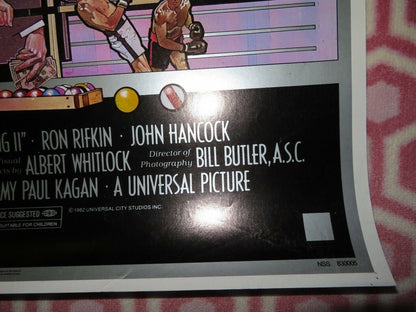 THE STING II US ROLLED POSTER JACKIE GLEASON MAC DAVIS 1983 Movie posters