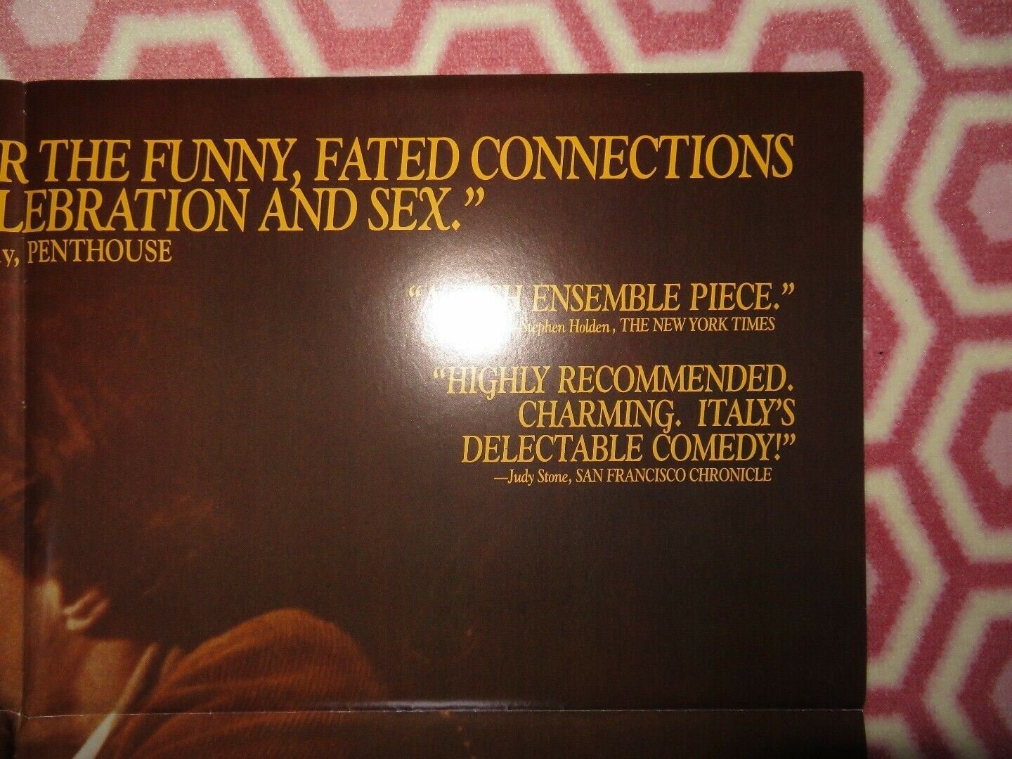 THE STORY OF BOYS & GIRLS US ONE SHEET POSTER PUPI AVATI DAVIDE BECHINI Movie posters