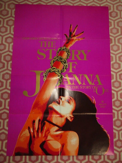 THE STORY OF JOANNA FOLDED US ONE SHEET POSTER GERARD DAMIANOS 1975 - Rendezvous Cinema