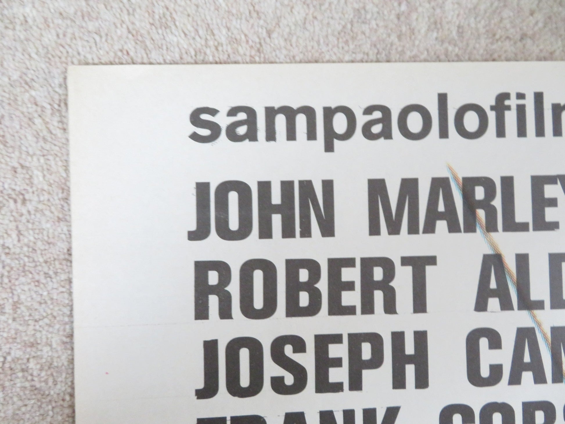 THE STORY OF MOSES ITALIAN 2 FOGLIO POSTER JOHN MARLEY JULIE ADAMS 1978 Rendezvous Cinema Movie posters