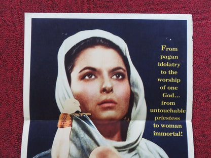 THE STORY OF RUTH FOLDED US INSERT (14"x 36") POSTER STUART WHITMAN 1960 Movie posters