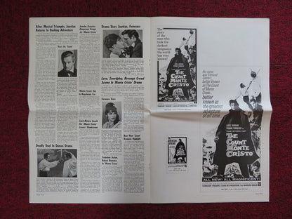THE STORY OF THE COUNT OF MONTE CRISTO UNCUT WARNER BROS. FOLDED PRESS BOOK 1961 Rendezvous Cinema Movie posters