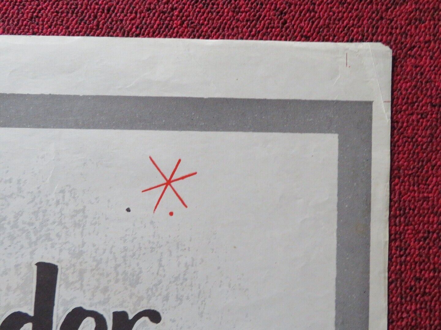 THE STORY OF VICKIE FOLDED US ONE SHEET POSTER ROMY SCHNEIDER ADRIAN HOVEN 1954 Movie posters