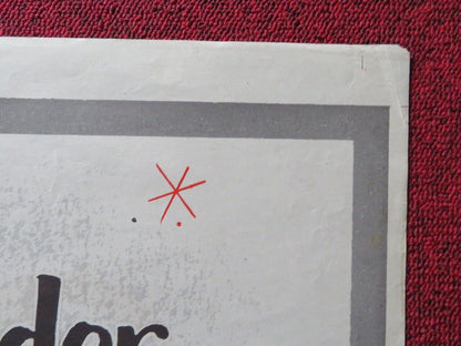 THE STORY OF VICKIE FOLDED US ONE SHEET POSTER ROMY SCHNEIDER ADRIAN HOVEN 1954 Movie posters