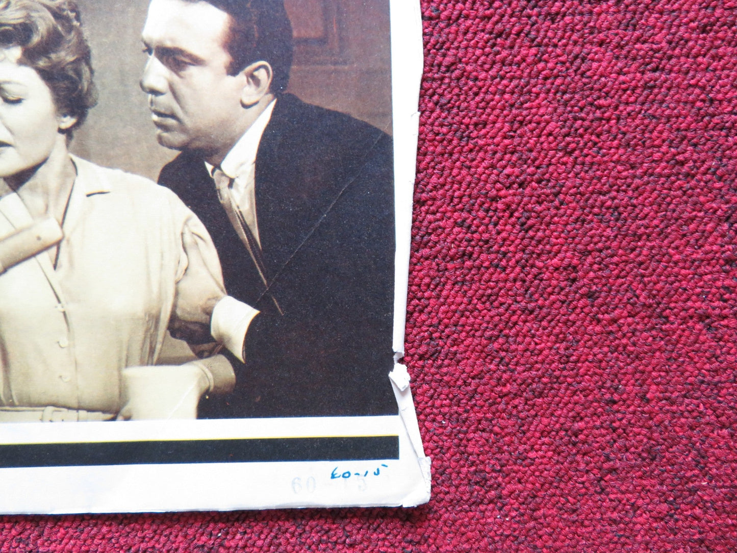 THE STORY ON PAGE ONE US INSERT (14"x 36") POSTER RITA HAYWORTH FRANCIOSA 1960 Rendezvous Cinema Movie posters