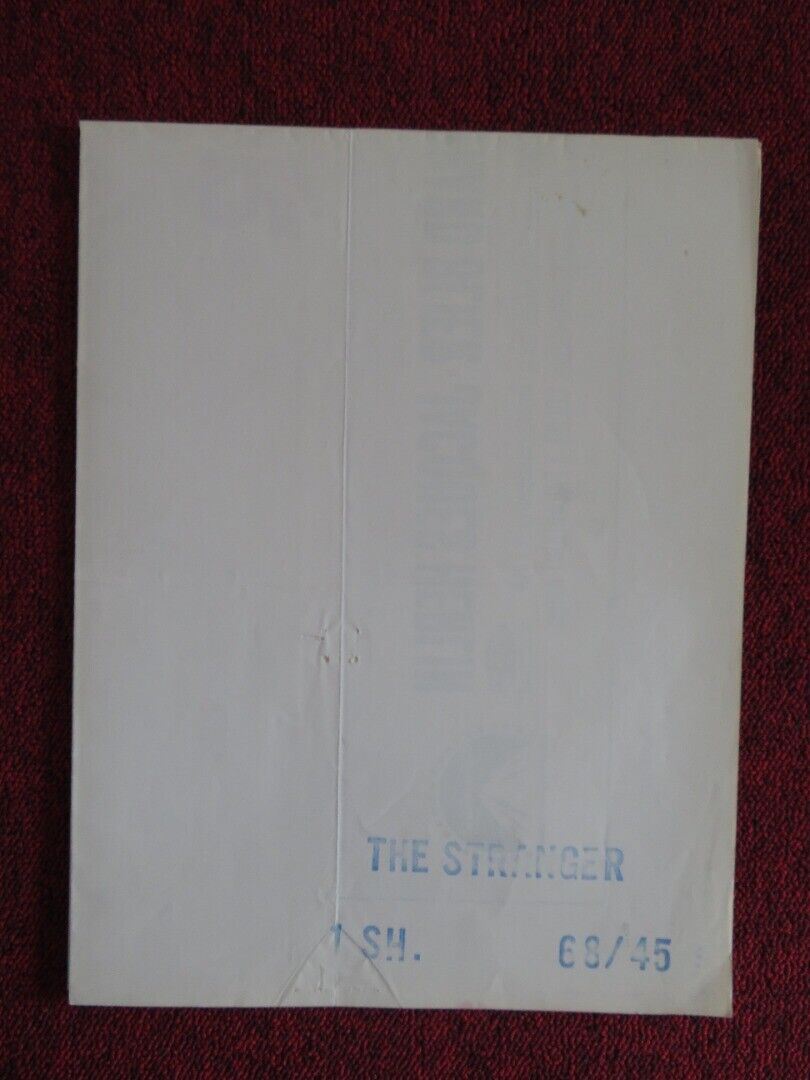 THE STRANGER FOLDED US ONE SHEET POSTER MARCELLO MASTROIANNI ANNA KARINA 1967 Movie posters