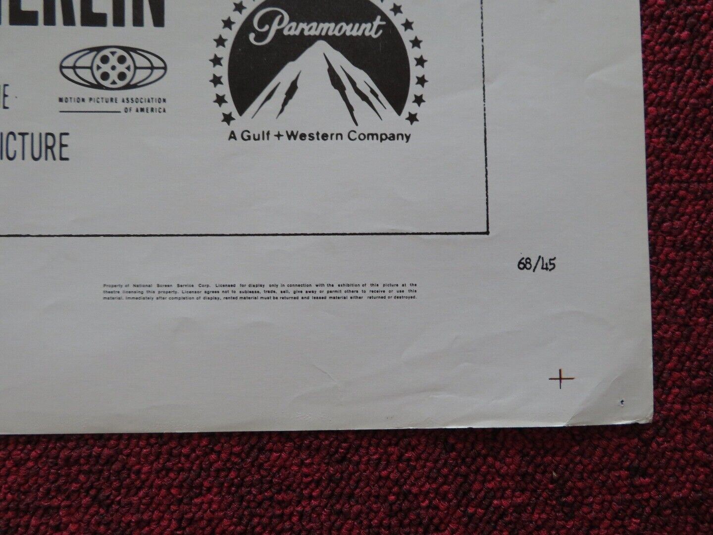 THE STRANGER FOLDED US ONE SHEET POSTER MARCELLO MASTROIANNI ANNA KARINA 1967 Movie posters