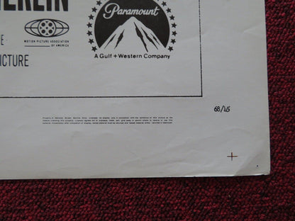 THE STRANGER FOLDED US ONE SHEET POSTER MARCELLO MASTROIANNI ANNA KARINA 1967 Movie posters