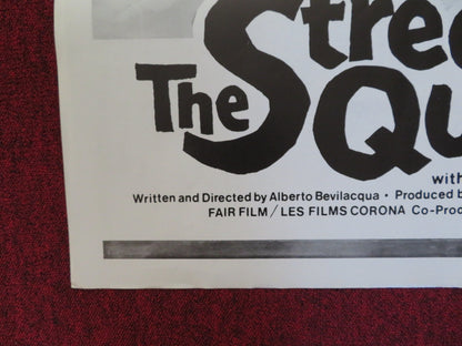 THE STREET QUEEN FOLDED US ONE SHEET POSTER ROMY SCHNEIDER UGO TOGNAZZI R1975 Rendezvous Cinema Movie posters