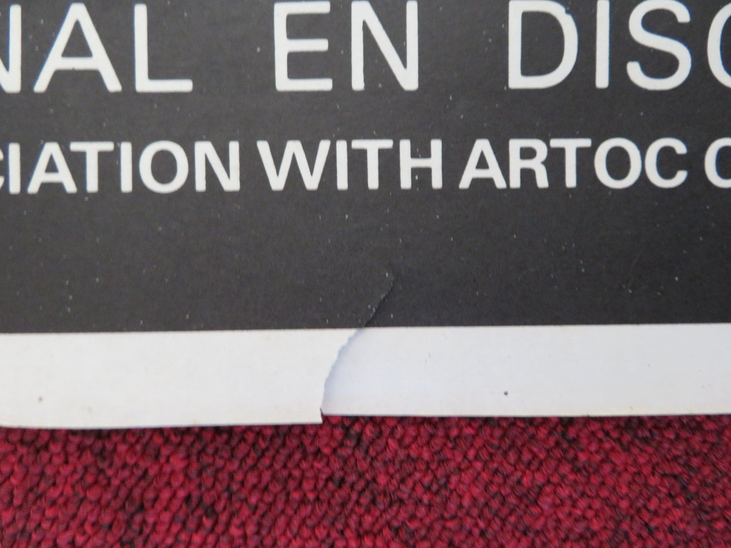 THE STUD FOLDED SPANISH POSTER JOAN COLLINS OLIVER TOBIAS 1978 Rendezvous Cinema Movie posters