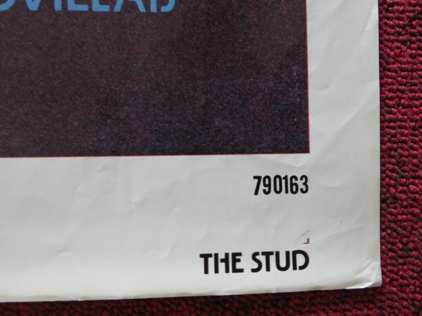 THE STUD FOLDED US ONE SHEET POSTER JOAN COLLINS OLIVER TOBIAS 1979 - Rendezvous Cinema