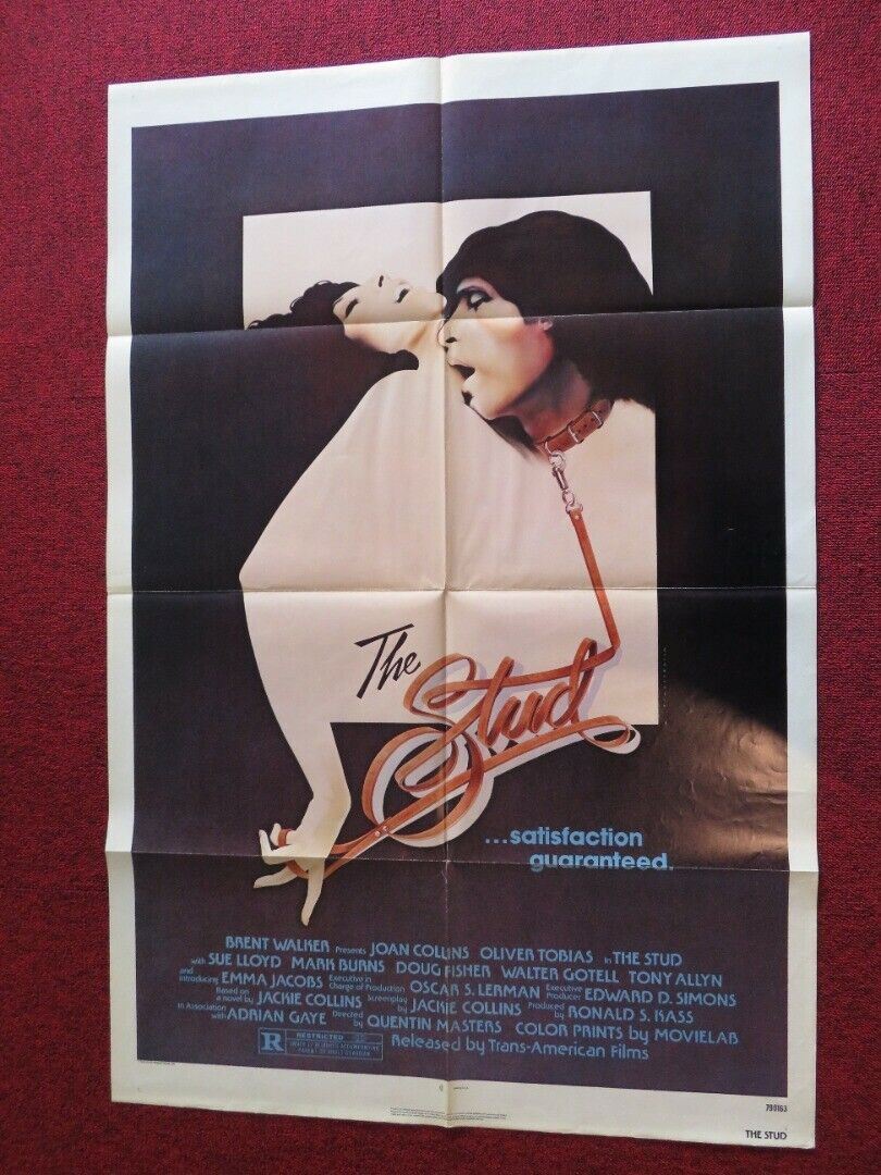 THE STUD FOLDED US ONE SHEET POSTER JOAN COLLINS OLIVER TOBIAS 1979 - Rendezvous Cinema