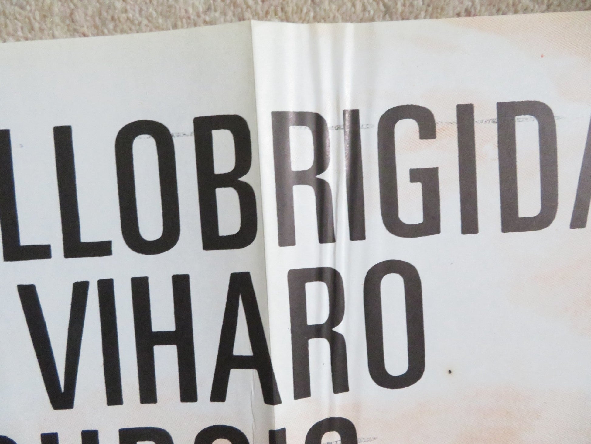 THE STUNTMAN FRENCH GRANDE POSTER GINA LOLLOBRIGIDA ROBERT VIHARO 1968 Rendezvous Cinema Movie posters