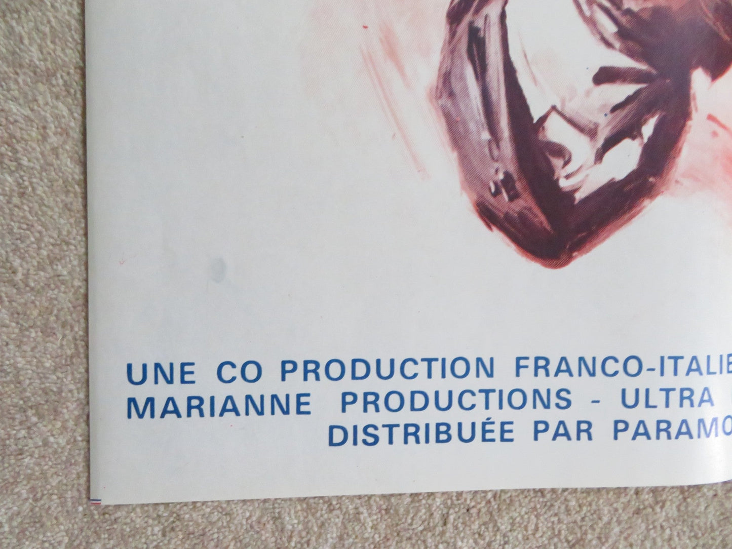 THE STUNTMAN FRENCH GRANDE POSTER GINA LOLLOBRIGIDA ROBERT VIHARO 1968 Rendezvous Cinema Movie posters