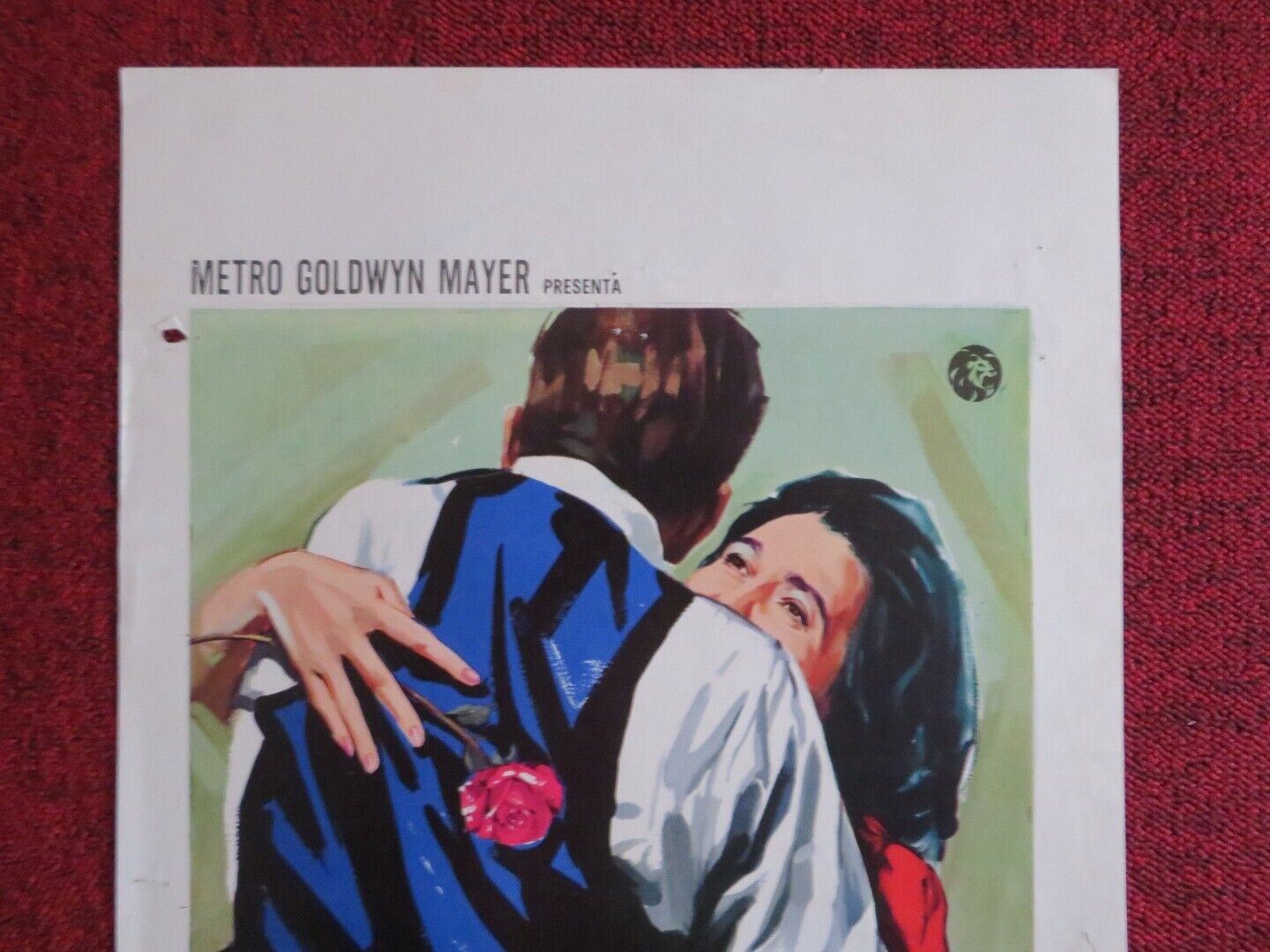 THE SUBJECT WAS ROSES ITALIAN LOCANDINA (27.5"x13") POSTER 1969 Movie posters