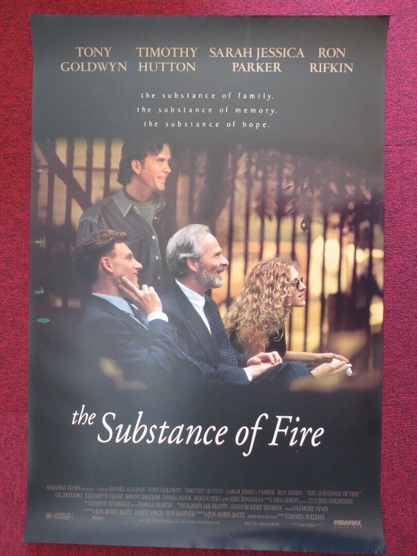 THE SUBSTANCE OF FIRE US ONE SHEET ROLLED POSTER TONY GOLDWYN BENJAMIN UNGAR '96 Rendezvous Cinema Movie posters