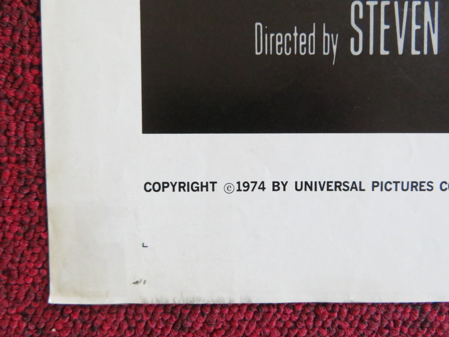 THE SUGARLAND EXPRESS FOLDED US ONE SHEET POSTER SPIELBERG GOLDIE HAWN 1974 Rendezvous Cinema Movie posters